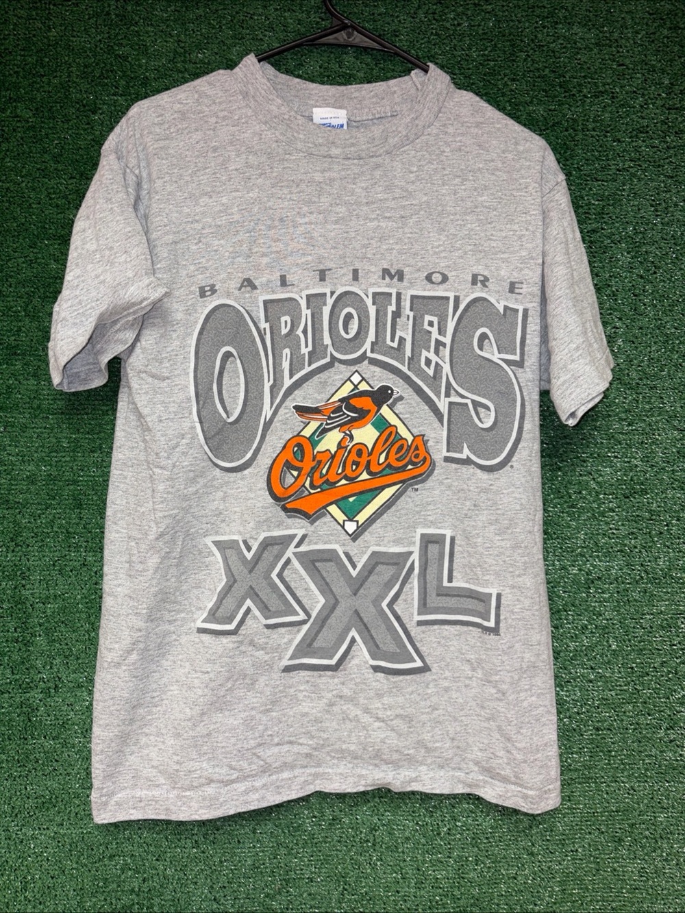 Baltimore Orioles Vintage 90s Gray Salem Shirt L MLB Cal Ripken Jr